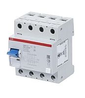 F204 A S-125/0.3 125А 300mA (A) селективный УЗО АВВ 2CSF204201R3950